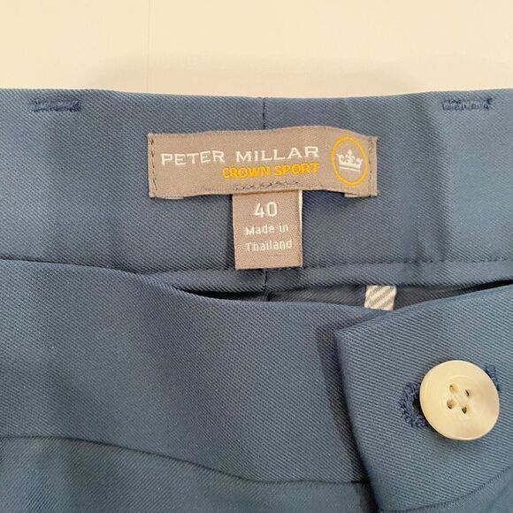 Peter Millar Crown Sport Performance  Golf Short Blue Size 40 - Picture 5 of 6
